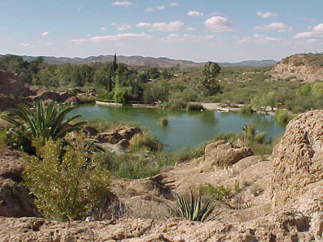 view at Boyce-Thompson Southwestern Arboretum